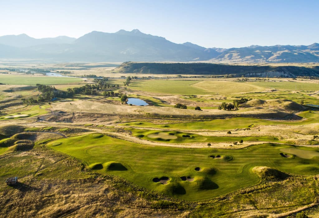 Expansive view of the Rising Sun Golf Course at Mountain Sky Guest Ranch in Paradise Valley
