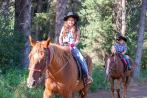 Guests appreciate the care and expertise of Mountain Sky Guest Ranch employees as families ride through the beautiful countryside.