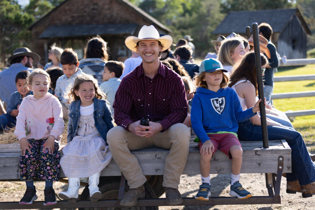 Whether is a couple' vacation or a family retreat, Mountain SKy Guest Ranch is fun for all ages. 