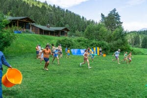 There are always fun and games at Mountain Sky Guest Ranch